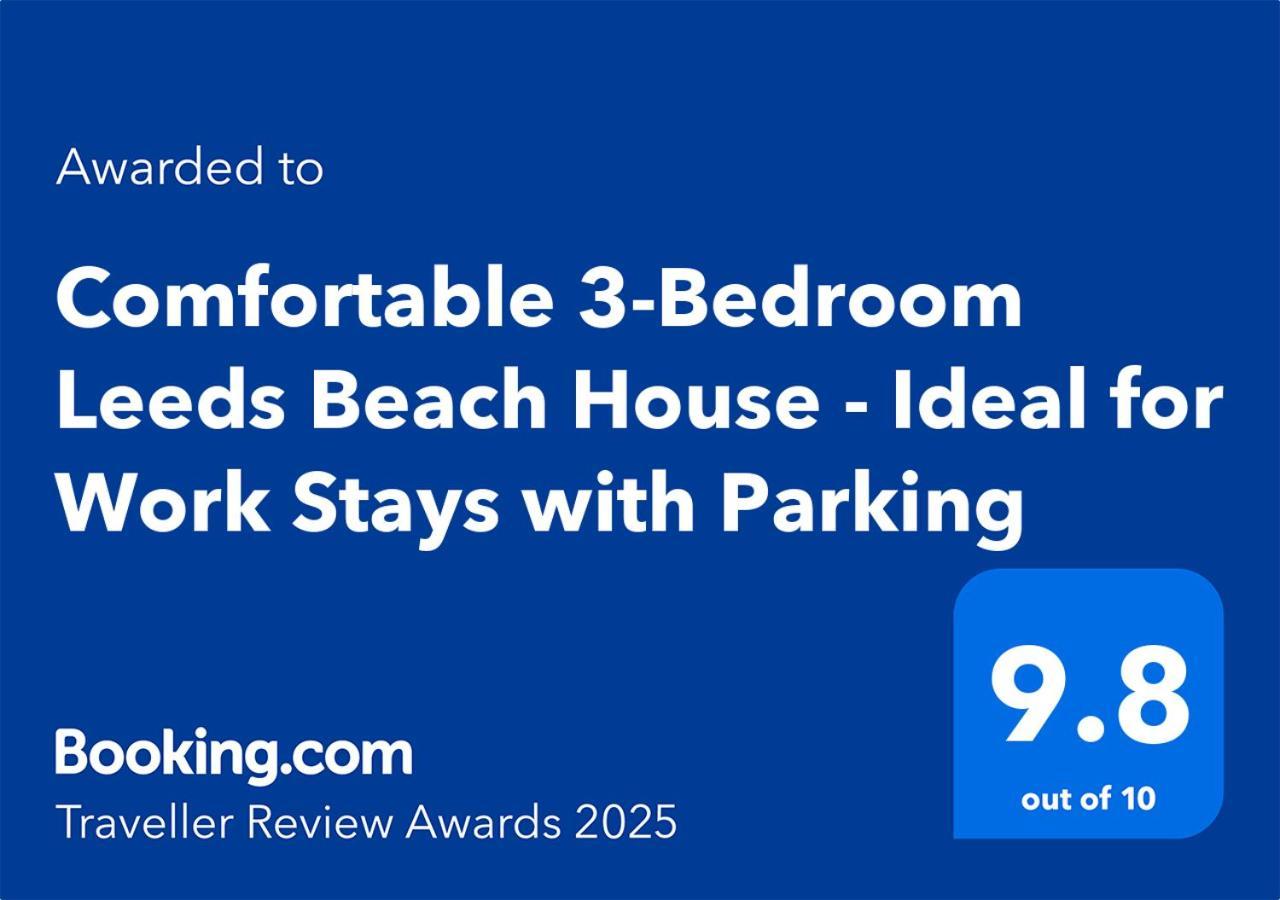 Comfortable 3 Bedrooms Leeds Beach House - Ideal For Family And Contractors - Free Parking For 2 Cars المظهر الخارجي الصورة